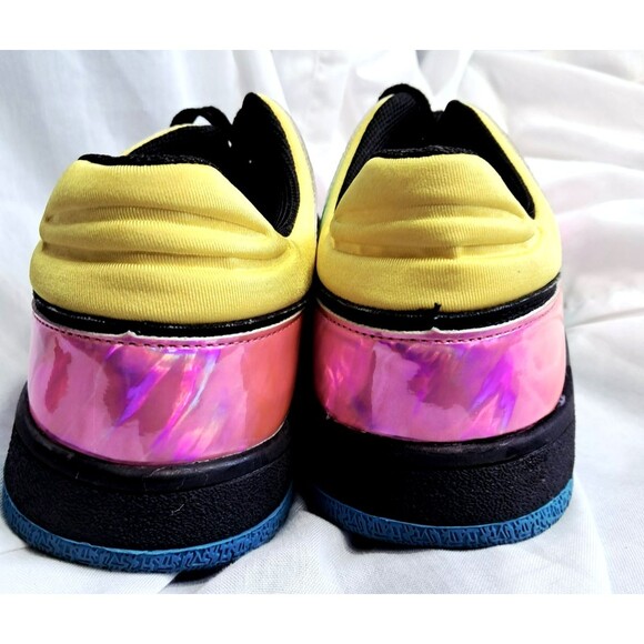 Cape Robbin Multi Color Lace Up Low Top Metallic Rainbow Sneaker Karis Size 9 - Picture 7 of 12